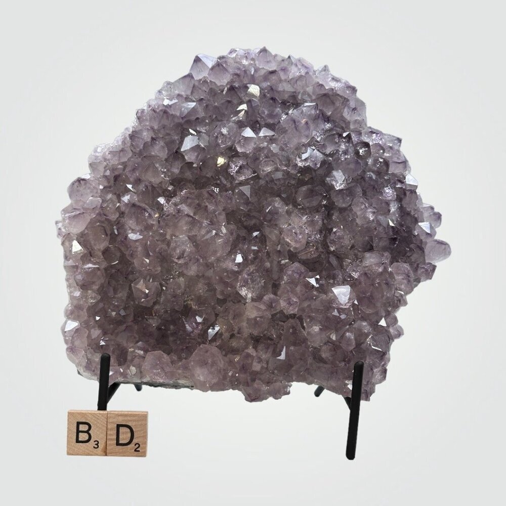 Large Raw Amethyst, Rough Geode Slab, Purple Crystal Cluster, From Brazil (BD) - Picture 13 of 15
